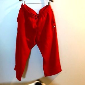 Nike Red Sweats- never worn. Size 3xl